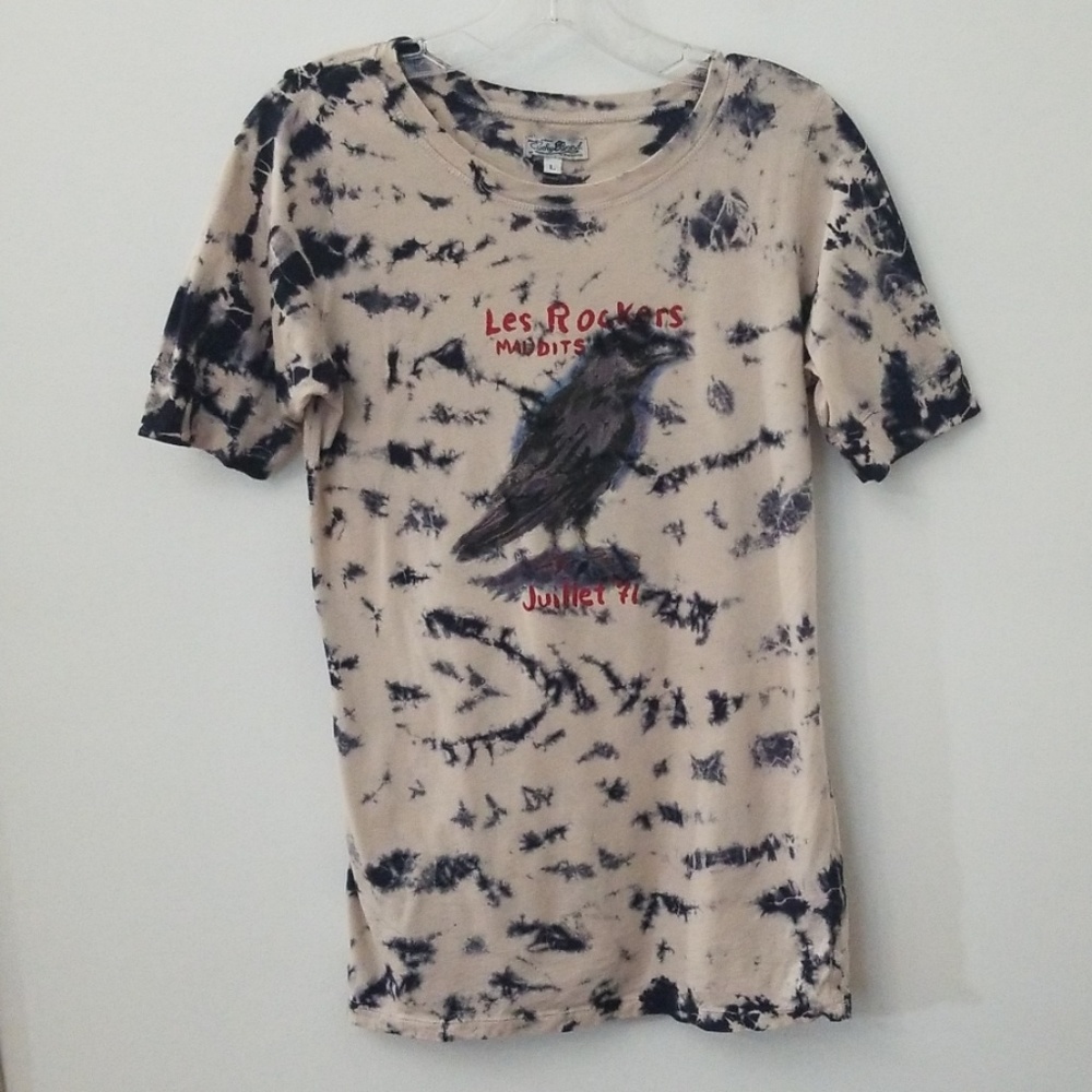 Lucky Brand Bleached Out T Shirt Size L
